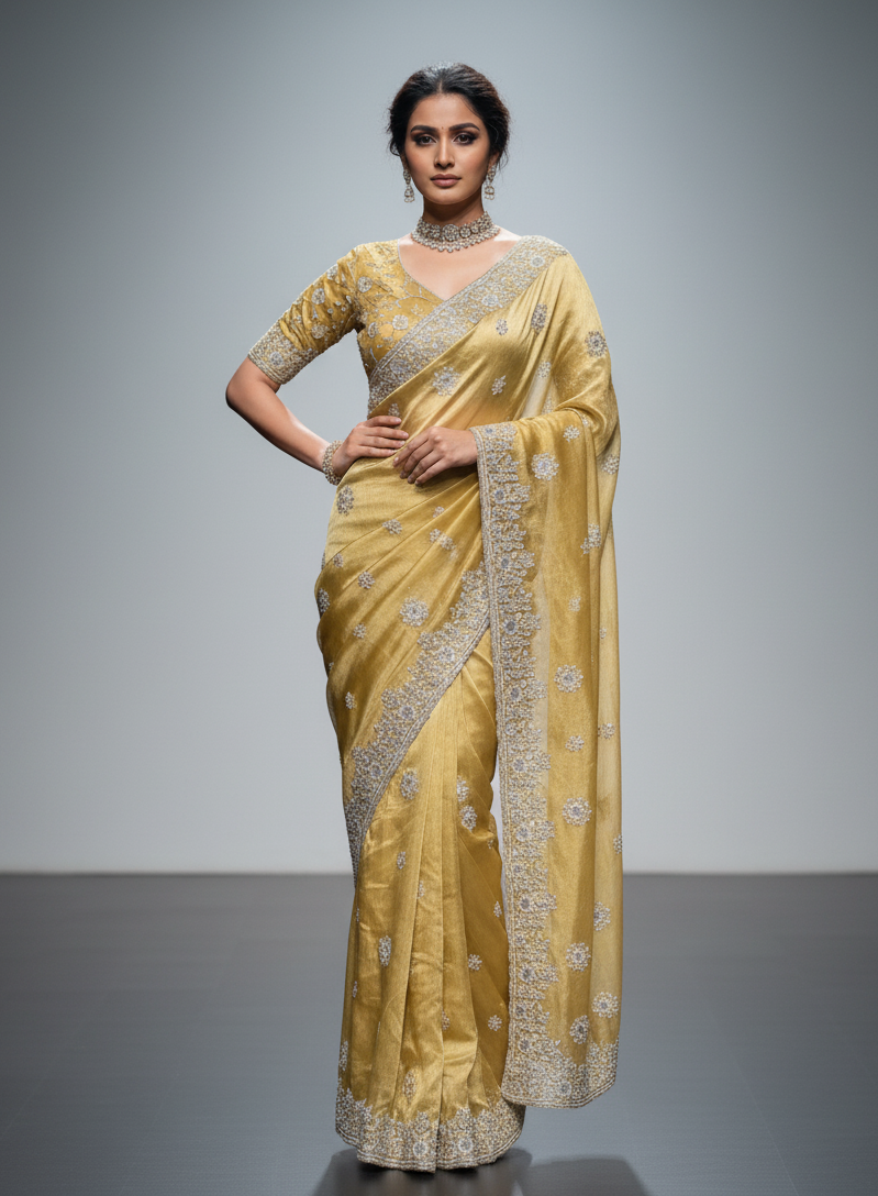 Premium Jimmy Chu Saree – BS-SHAKTI Collection by Sareer Riwaaz